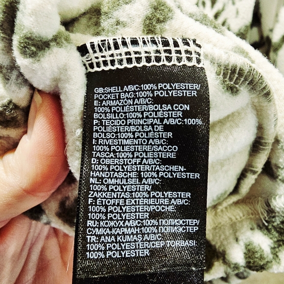 The North Face Tundra Fleece Pullover Navy/Forest Green - Picture 6 of 6